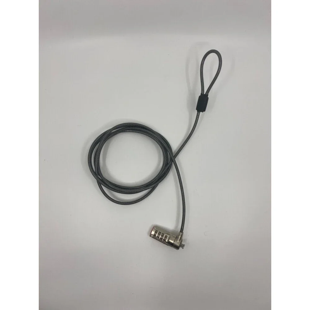 Kensington Laptop Computer MicroSaver Security Cable W/lock J76700